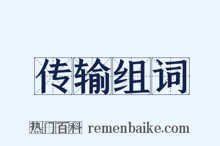 传输组词是什么意思的图片